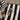 Black and cream beach towel made from organic cotton. Large striped towels, eco friendly.