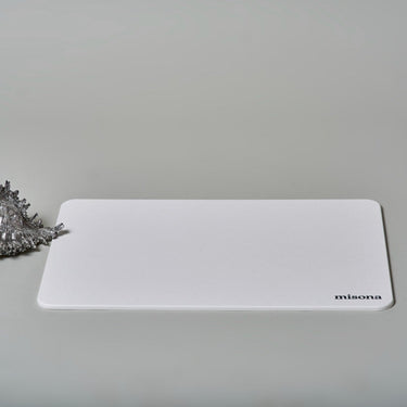 White Diatomaceous Earth Bath Mat sustainable stone