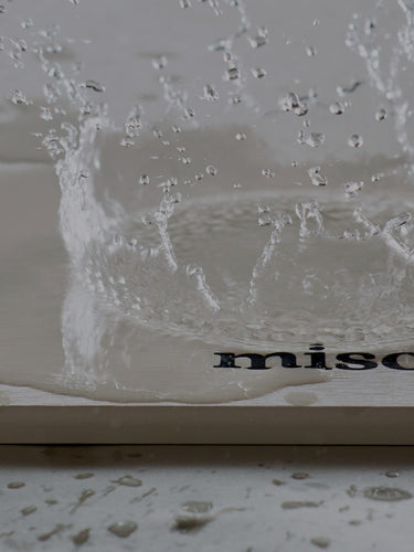 Misona stone bath mat made from diatomite - off white colour.